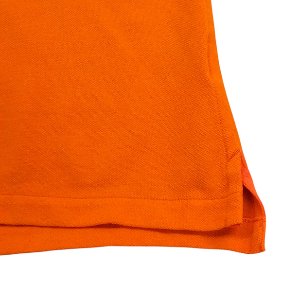 The Nike Polo Shirt Mens Large Orange Dri Fit Short Sleeve - Picture 7 of 12
